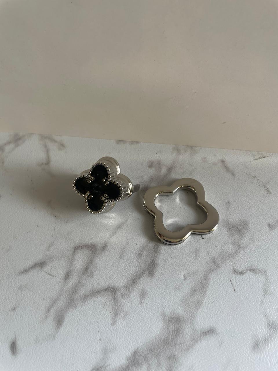 Cropped Faux leather Jacket